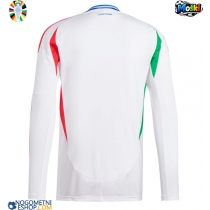 Moški Nogometni dresi Italija Gostujoči EP 2024 Dolgi Rokav